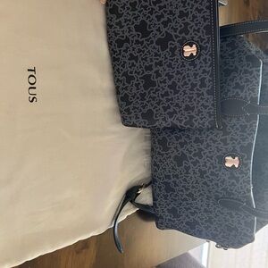 Authentic Tous Kaos Navy blue Bag Set